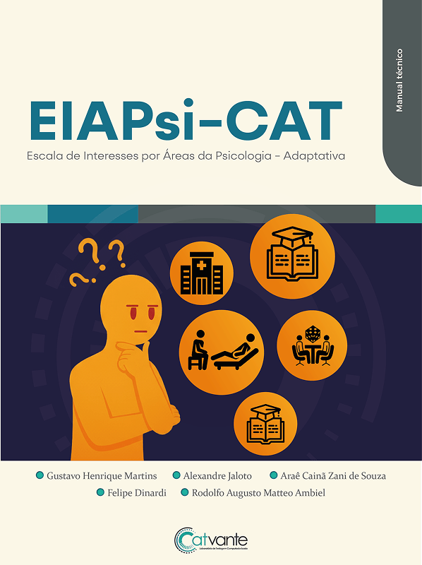 Imagem do teste: Escala de Interesses por Áreas da Psicologia Adaptativa (EIAPsi-CAT)
